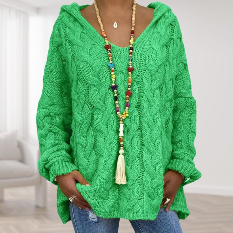 Stylowy sweter z dzianiny dla kobiet