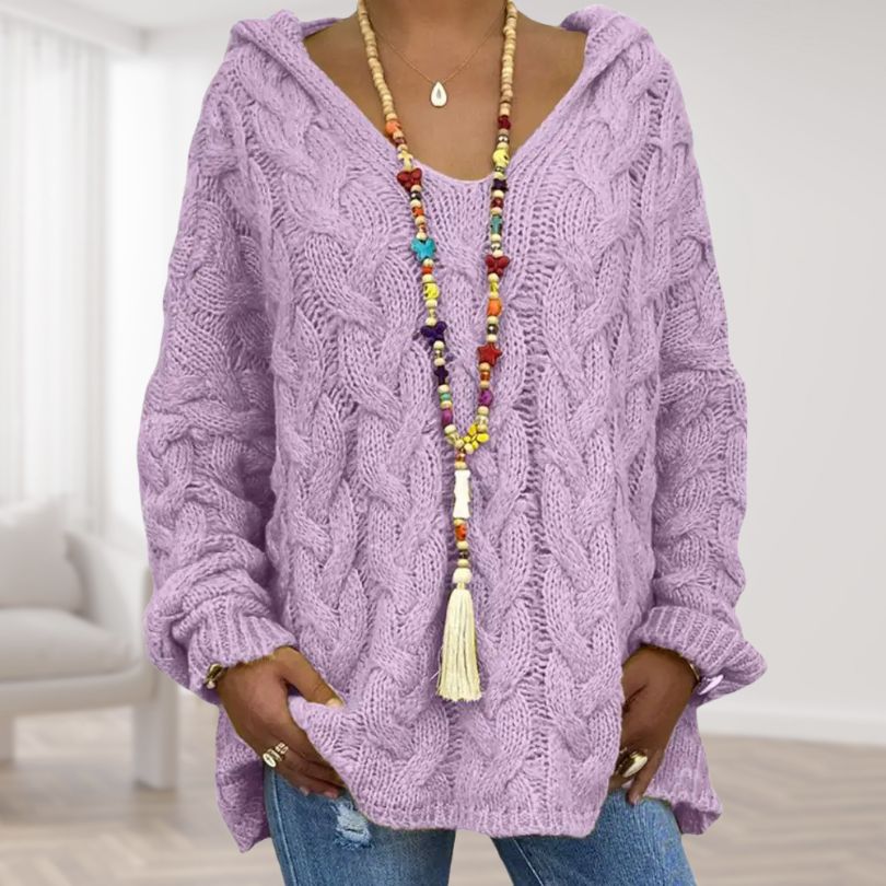 Stylowy sweter z dzianiny dla kobiet