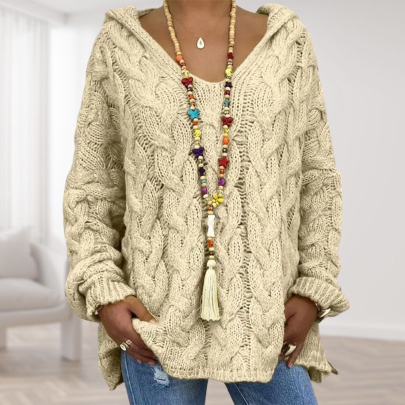 Stylowy sweter z dzianiny dla kobiet