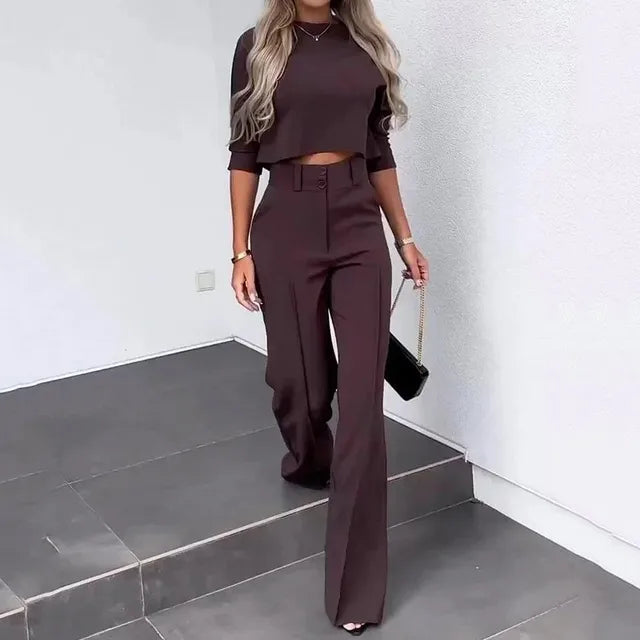 Rosamund - Elegancki zestaw flare dla kobiet