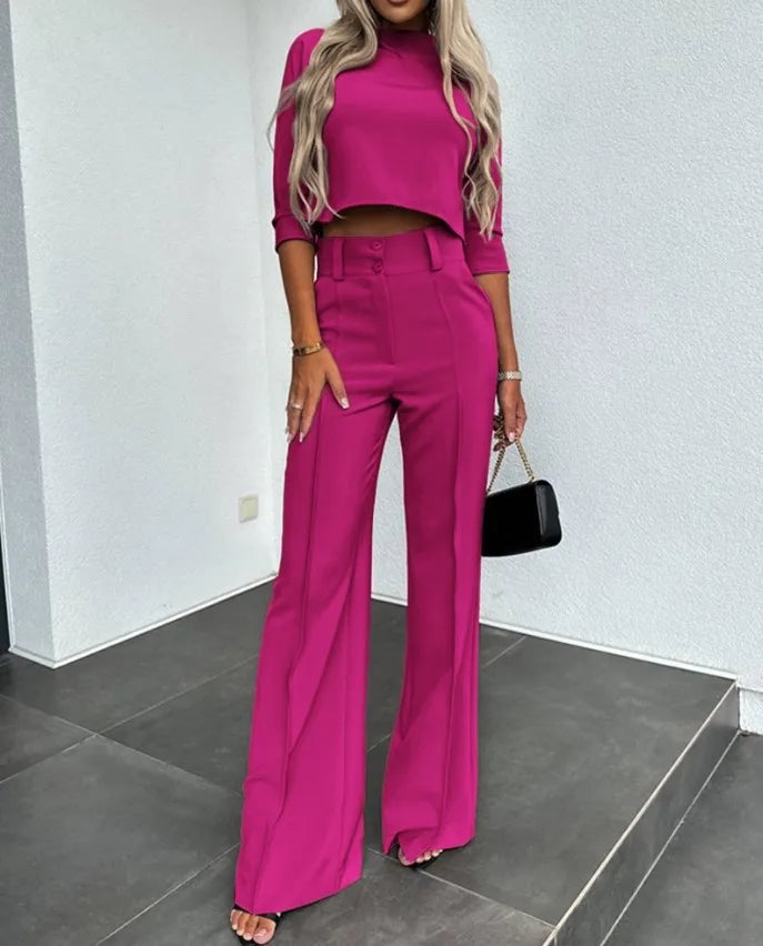 Rosamund - Elegancki zestaw flare dla kobiet