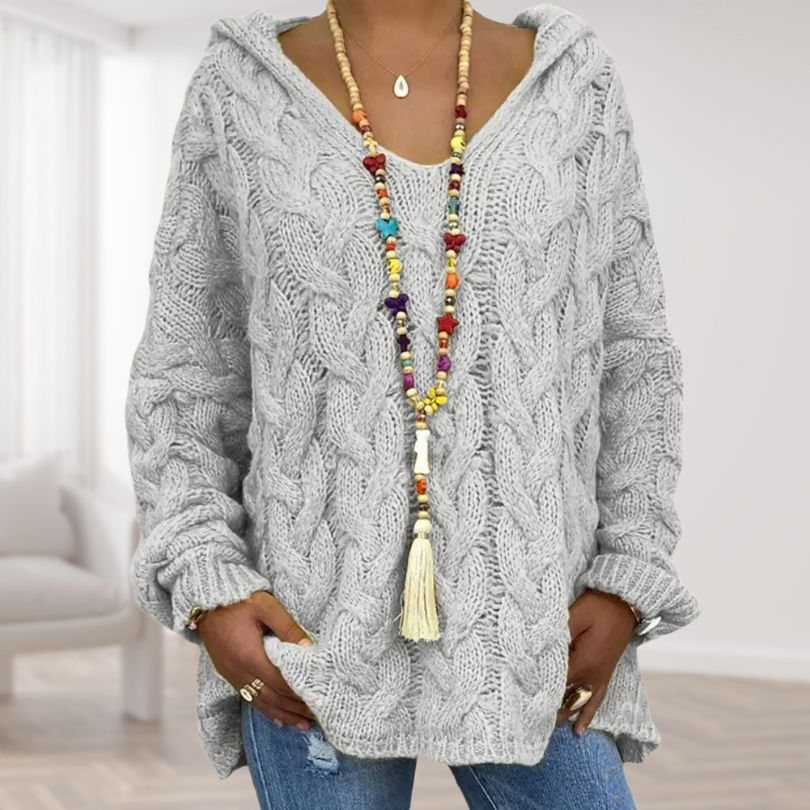 Stylowy sweter z dzianiny dla kobiet