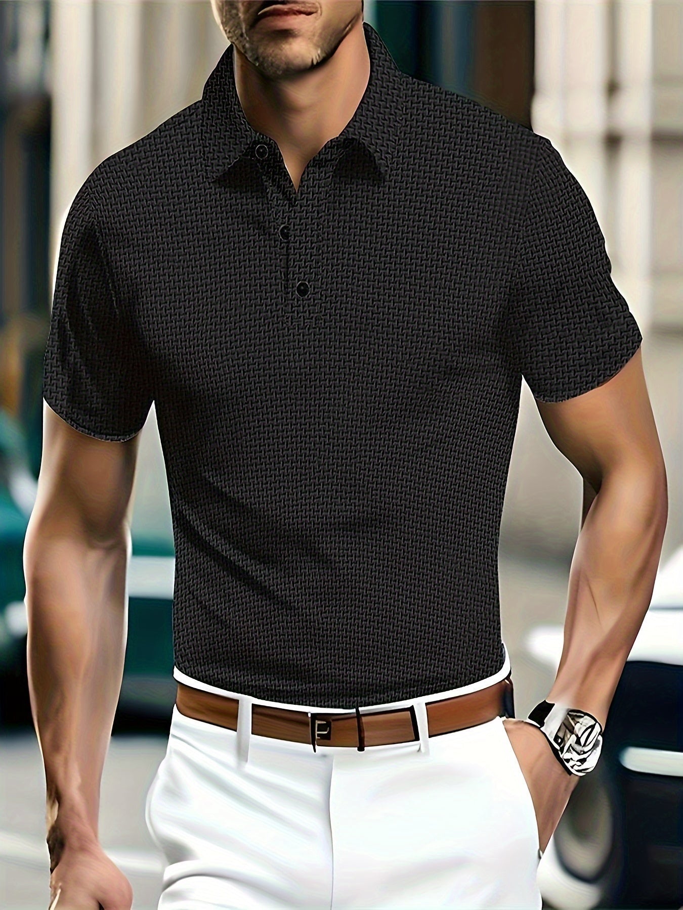 Cael Polo | Casualowa oddychająca koszulka polo
