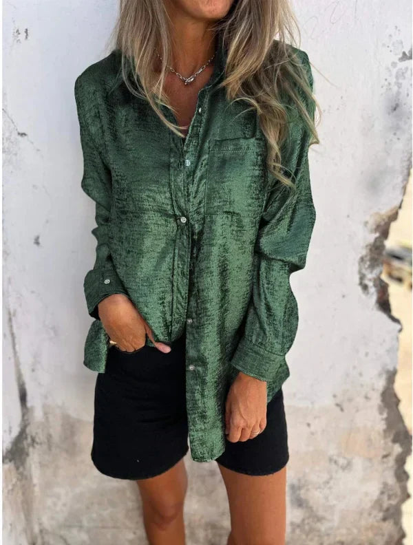 Quinn | Elegancka skórzana koszula do gry