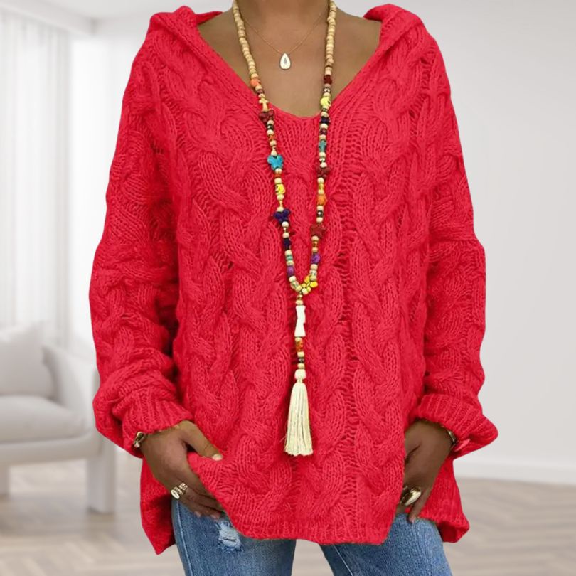Stylowy sweter z dzianiny dla kobiet