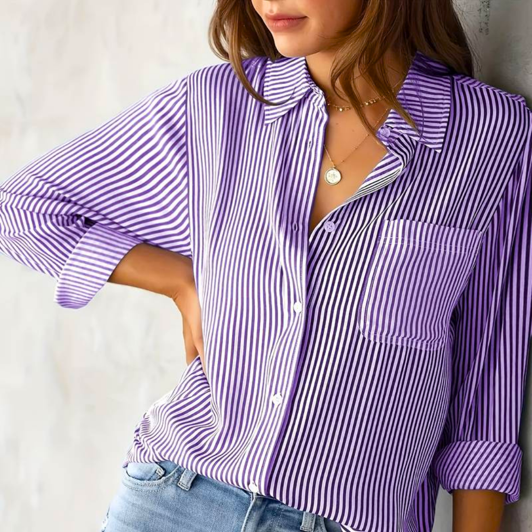 Bluzka damska w paski Jet | Casual