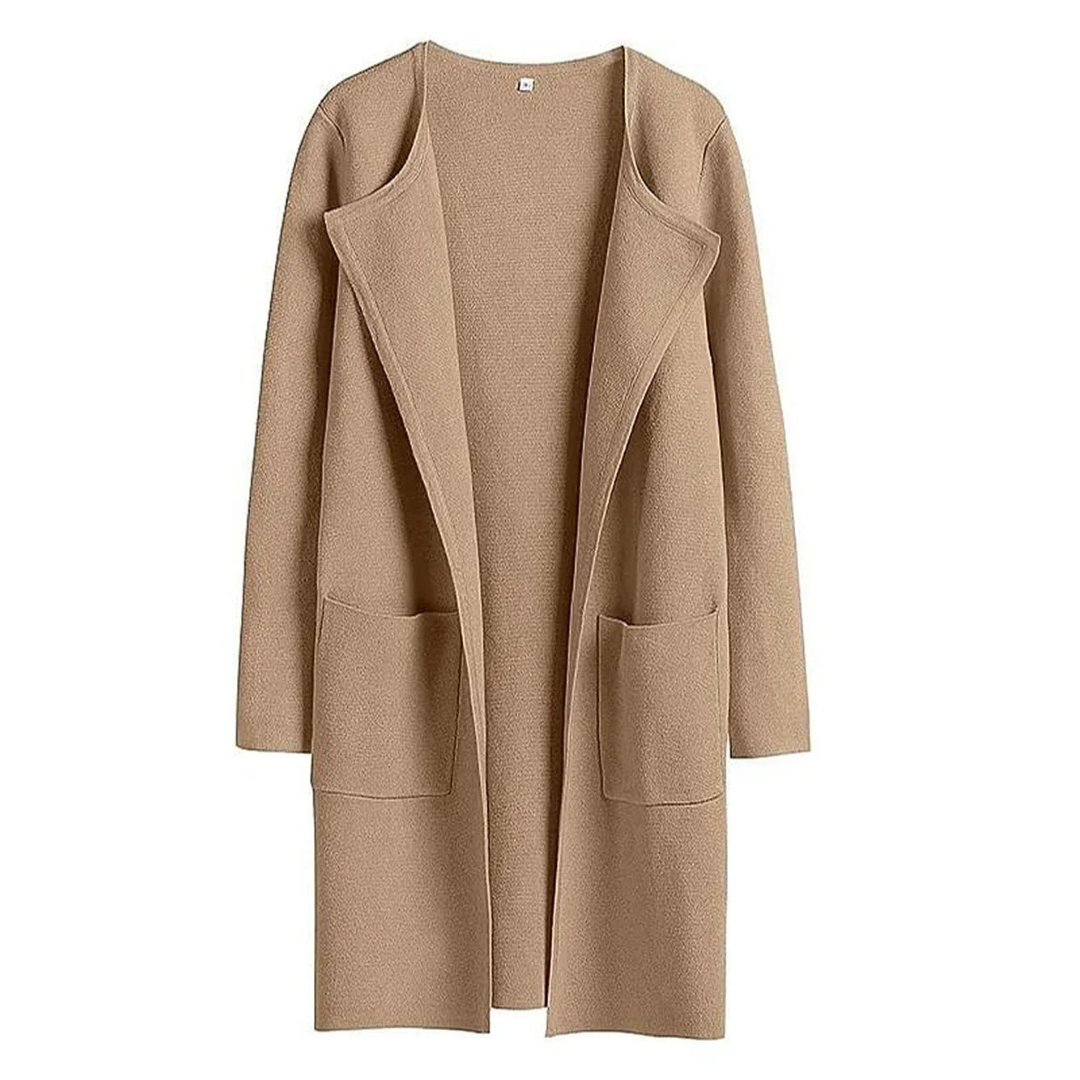 Stylowy sweter damski o długim kroju