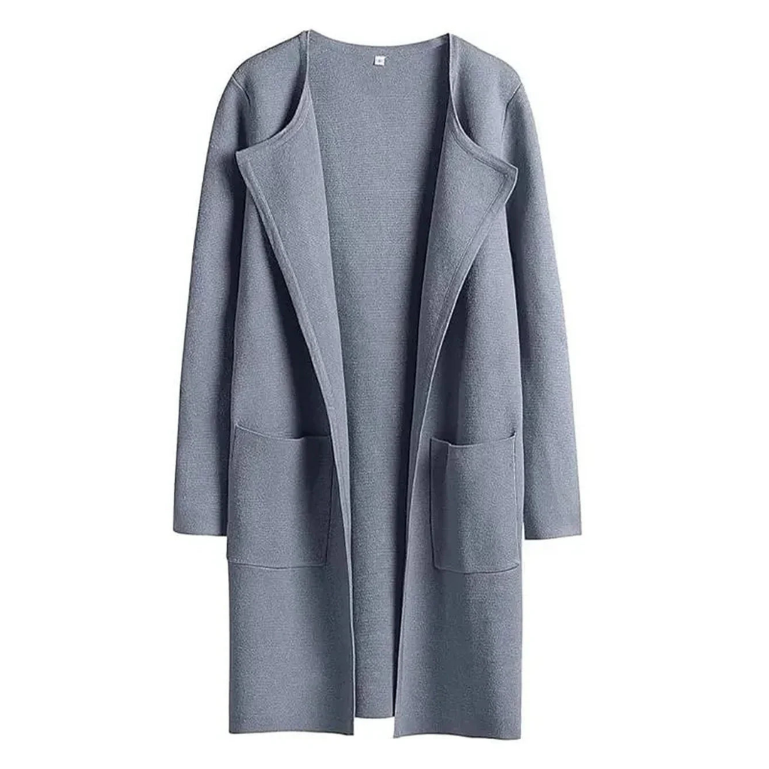 Stylowy sweter damski o długim kroju