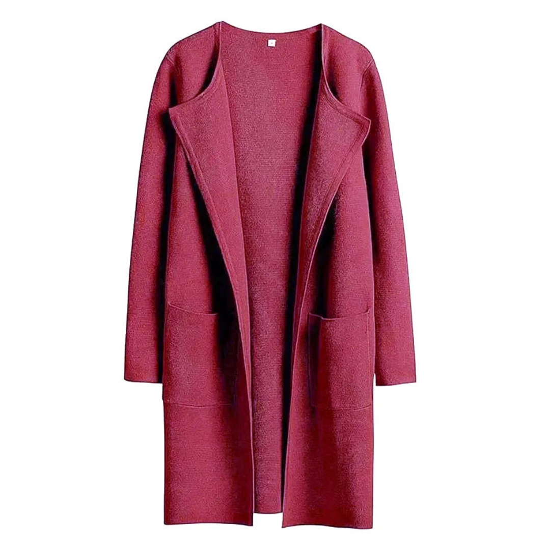 Stylowy sweter damski o długim kroju