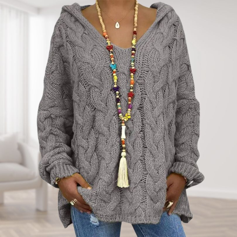 Stylowy sweter z dzianiny dla kobiet