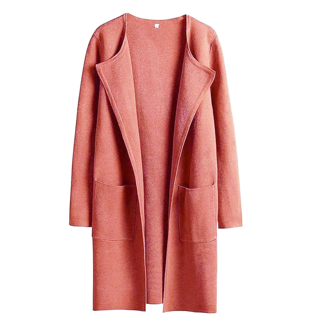 Stylowy sweter damski o długim kroju