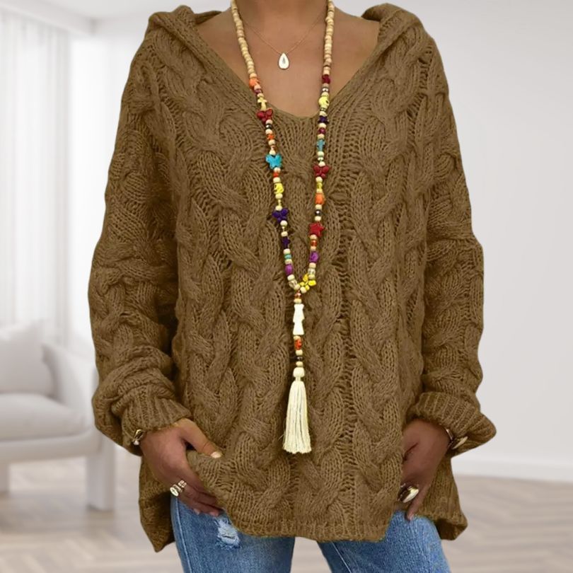 Stylowy sweter z dzianiny dla kobiet