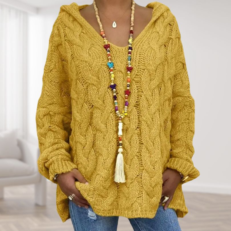 Stylowy sweter z dzianiny dla kobiet