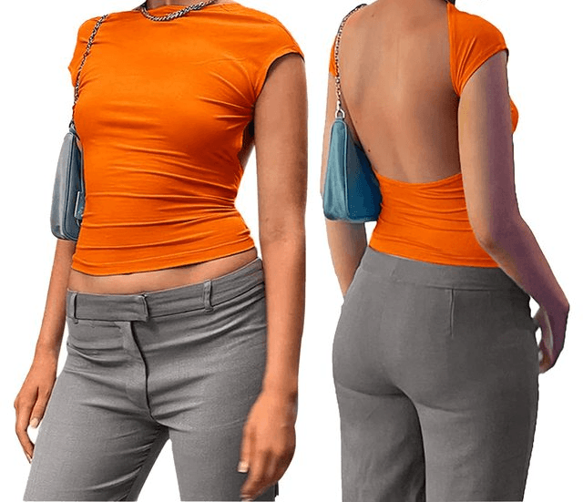Dopasowany top - Casual Basic - Miękki i elastyczny materiał - Idealny do codziennego użytku