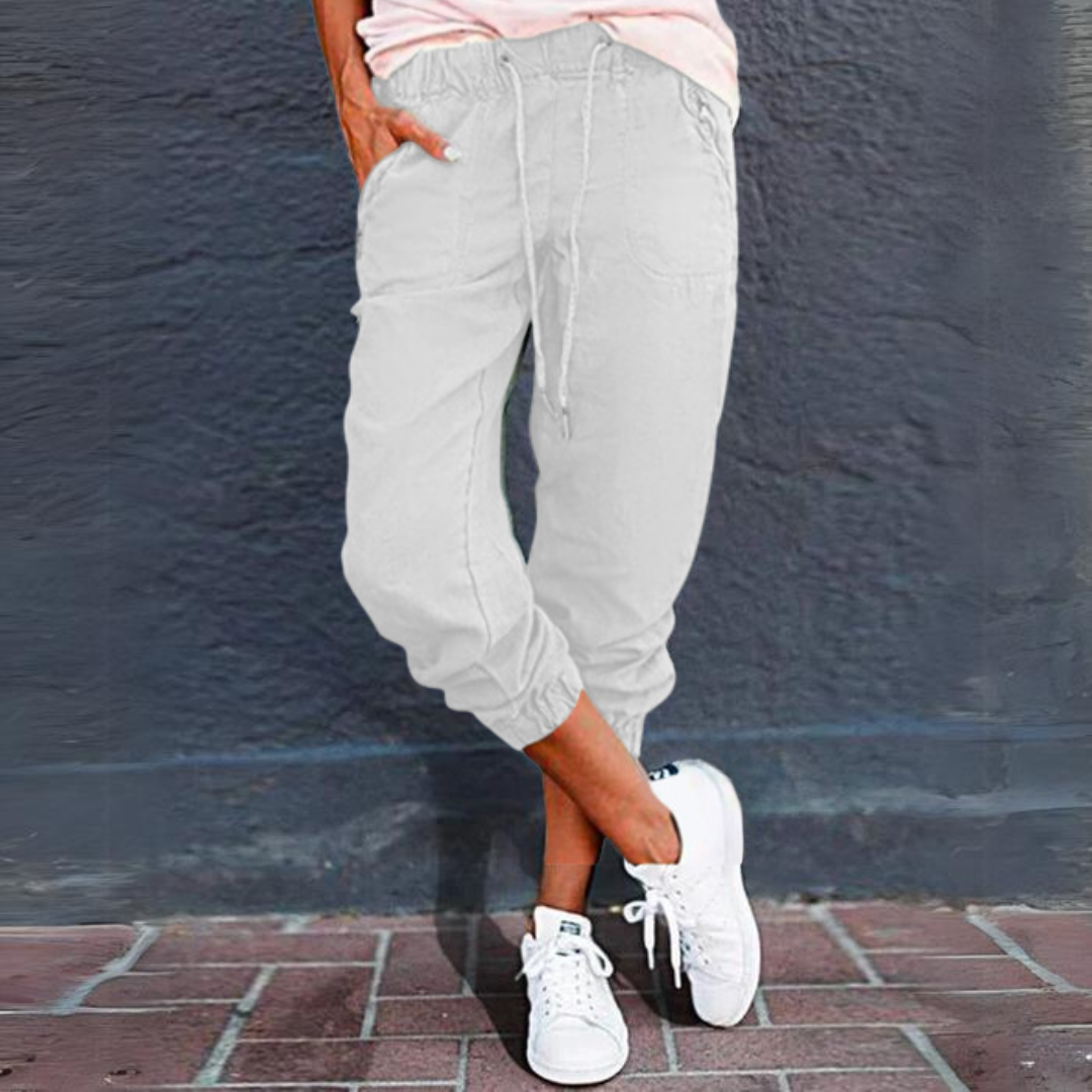 Andrea - Stylowe damskie spodnie cargo