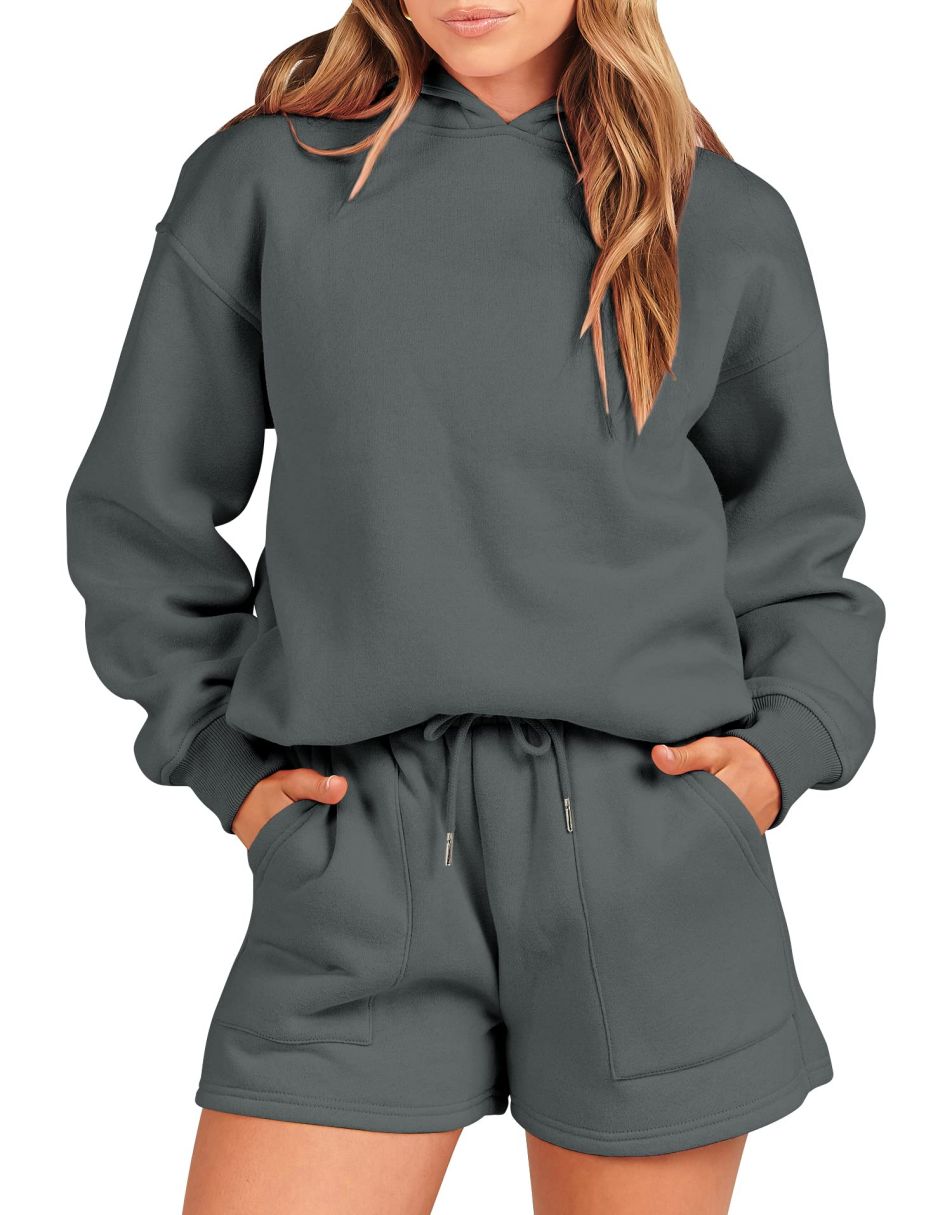 Serena - Damski zestaw bluz z kapturem oversize