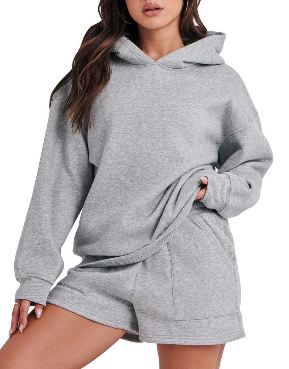 Serena - Damski zestaw bluz z kapturem oversize