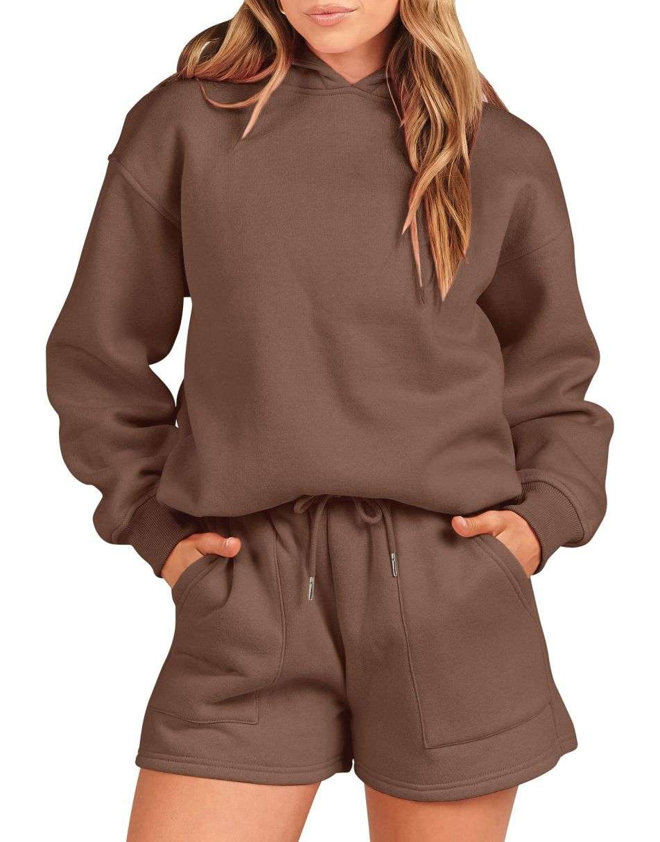 Serena - Damski zestaw bluz z kapturem oversize