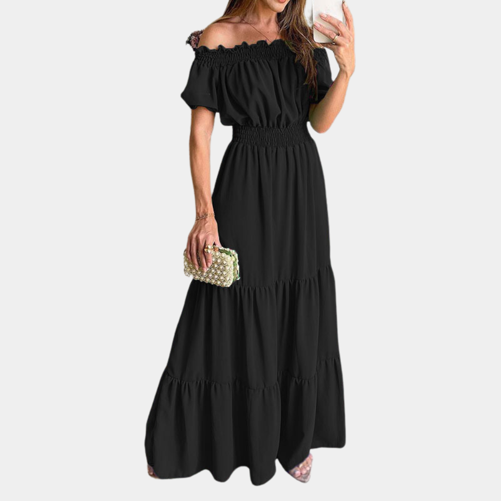 Elegancka sukienka maxi na ramiączkach dla kobiet
