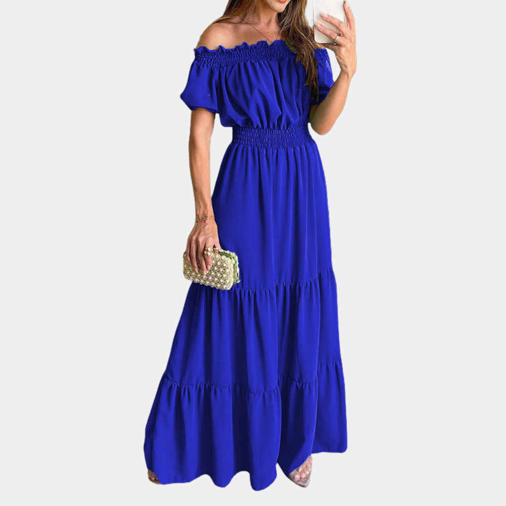 Elegancka sukienka maxi na ramiączkach dla kobiet