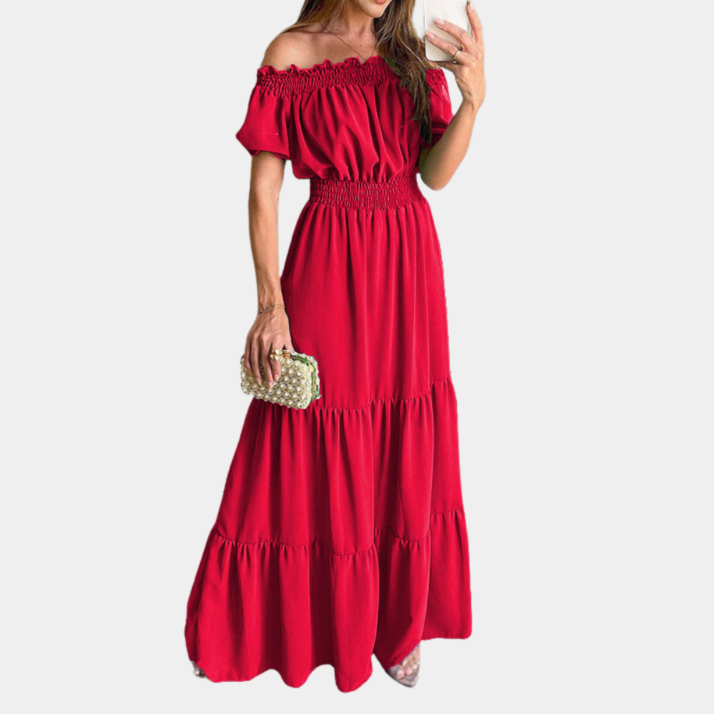 Elegancka sukienka maxi na ramiączkach dla kobiet