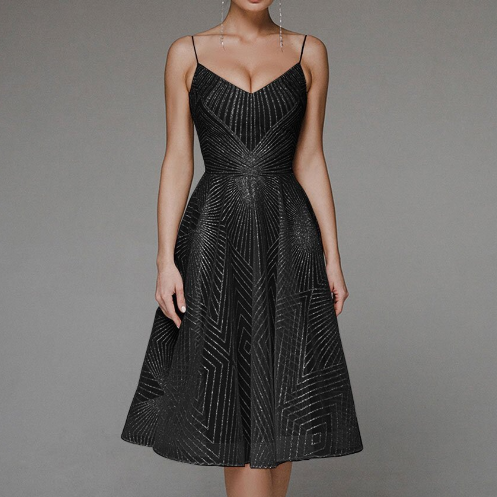 Blanca - Elegancka sukienka z odkrytymi plecami dla kobiet