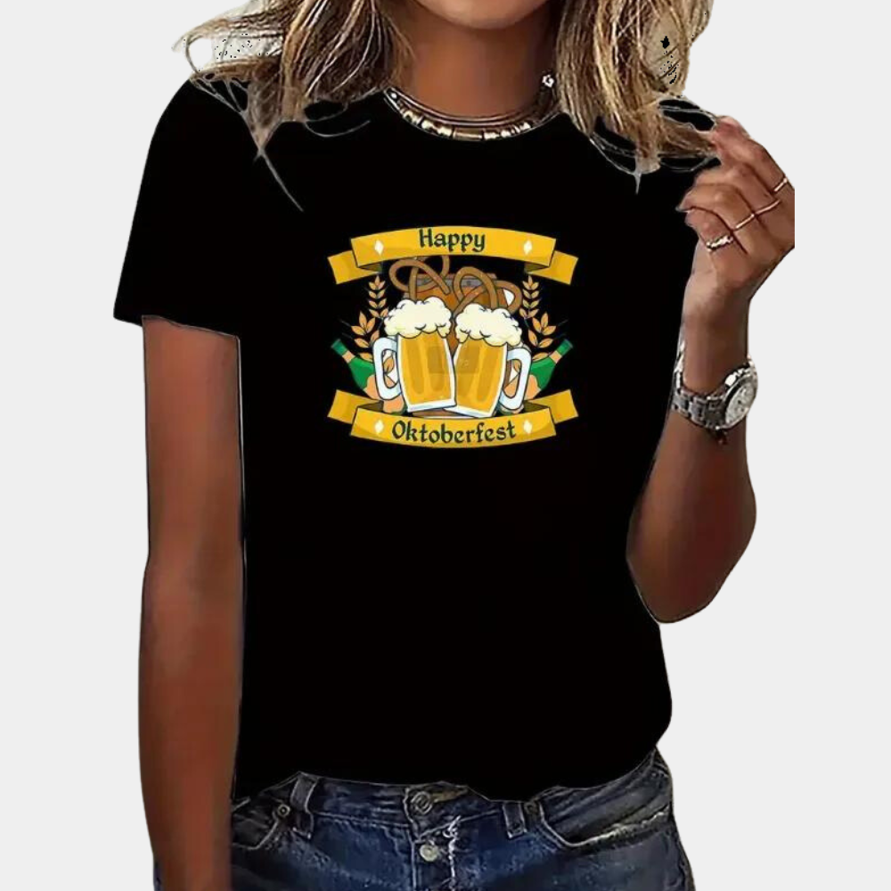 Marilena - Casualowa koszula na Oktoberfest dla kobiet
