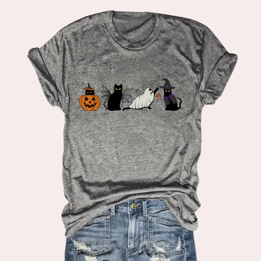 Kati - świąteczna koszulka na Halloween dla kobiet