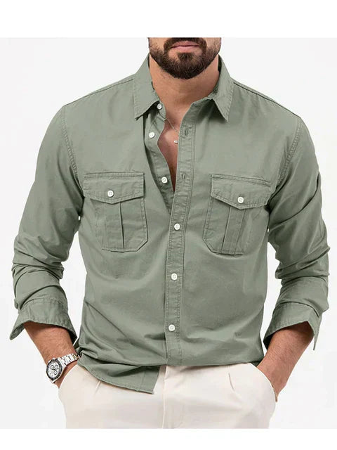 Wilmod Shirt | Casualowa koszula z długim rękawem