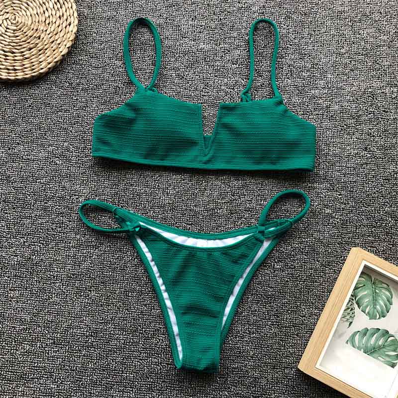 AquaLivv - Brazylijskie bikini z dekoltem w szpic