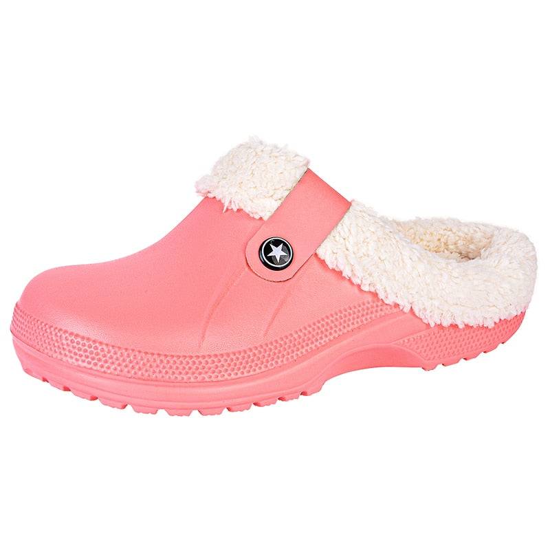 Wodoodporne pluszowe buty domowe