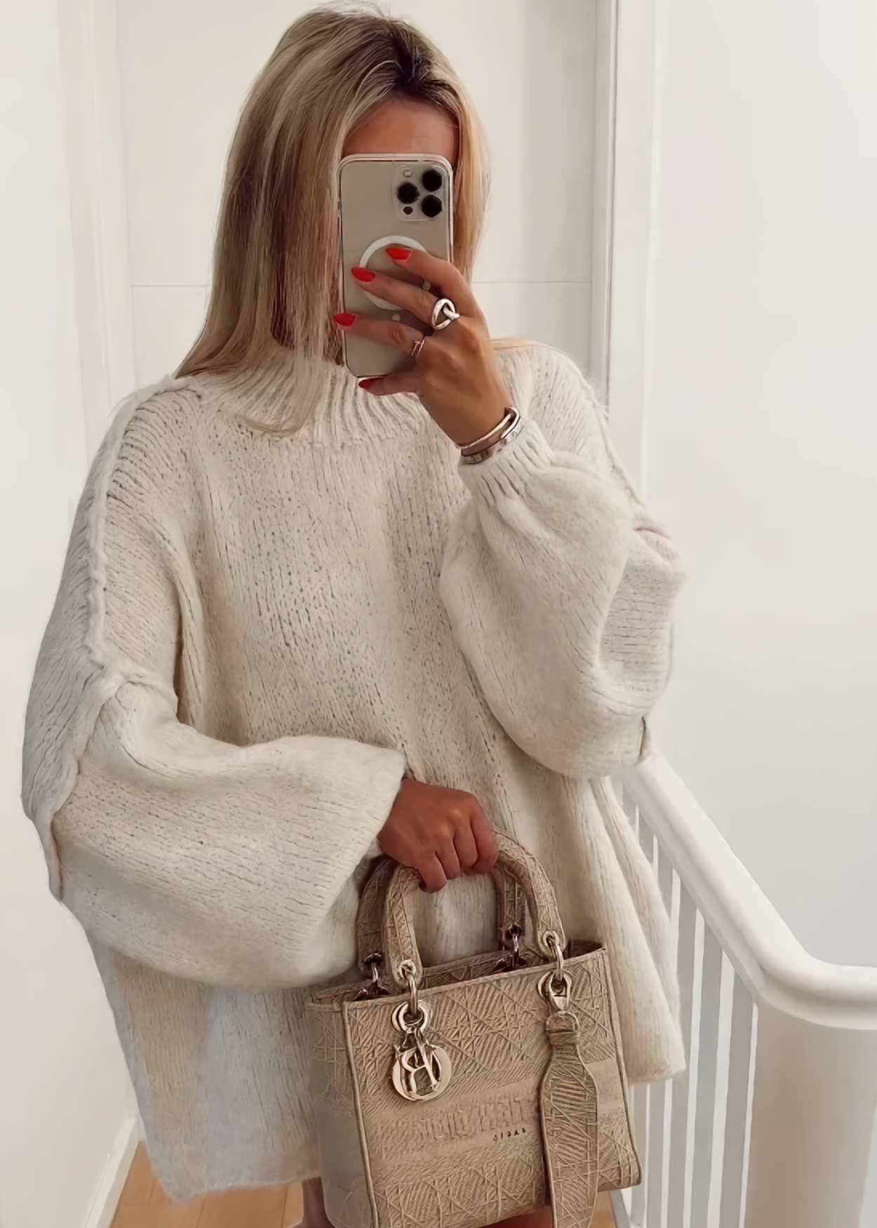 Swobodny kardigan oversize - Ines