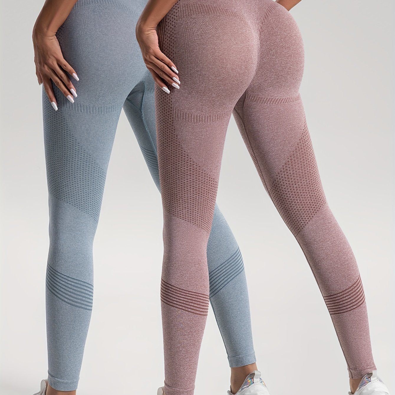 Heidi Fashion | Elegance Zestaw 2 legginsów fitness w kropki do stylowych treningów