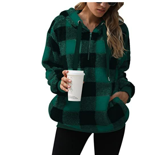 Stylowy sweter damski z zamkiem błyskawicznym