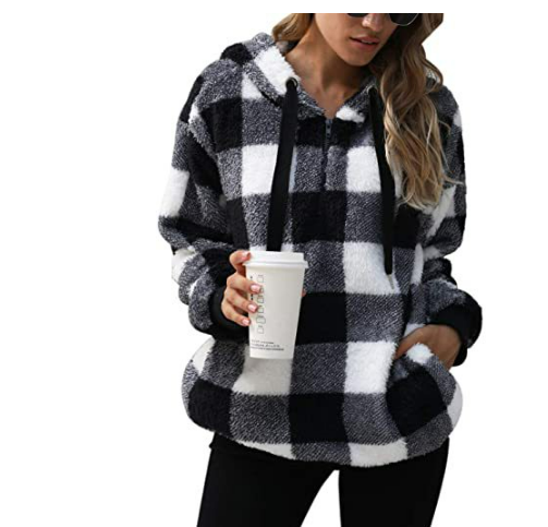Stylowy sweter damski z zamkiem błyskawicznym