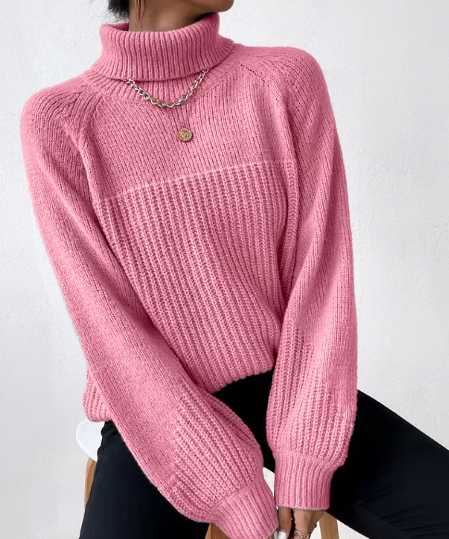 Sweter z raglanowymi rękawami - Robyn