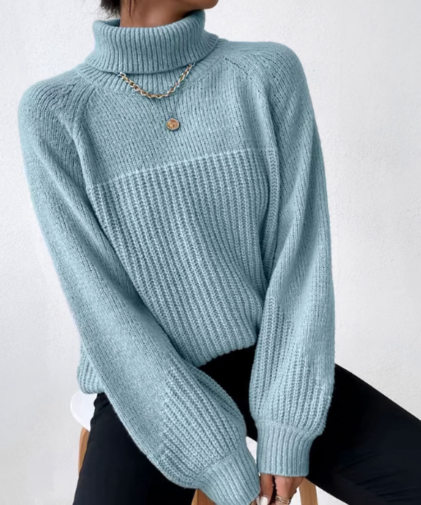 Sweter z raglanowymi rękawami - Robyn