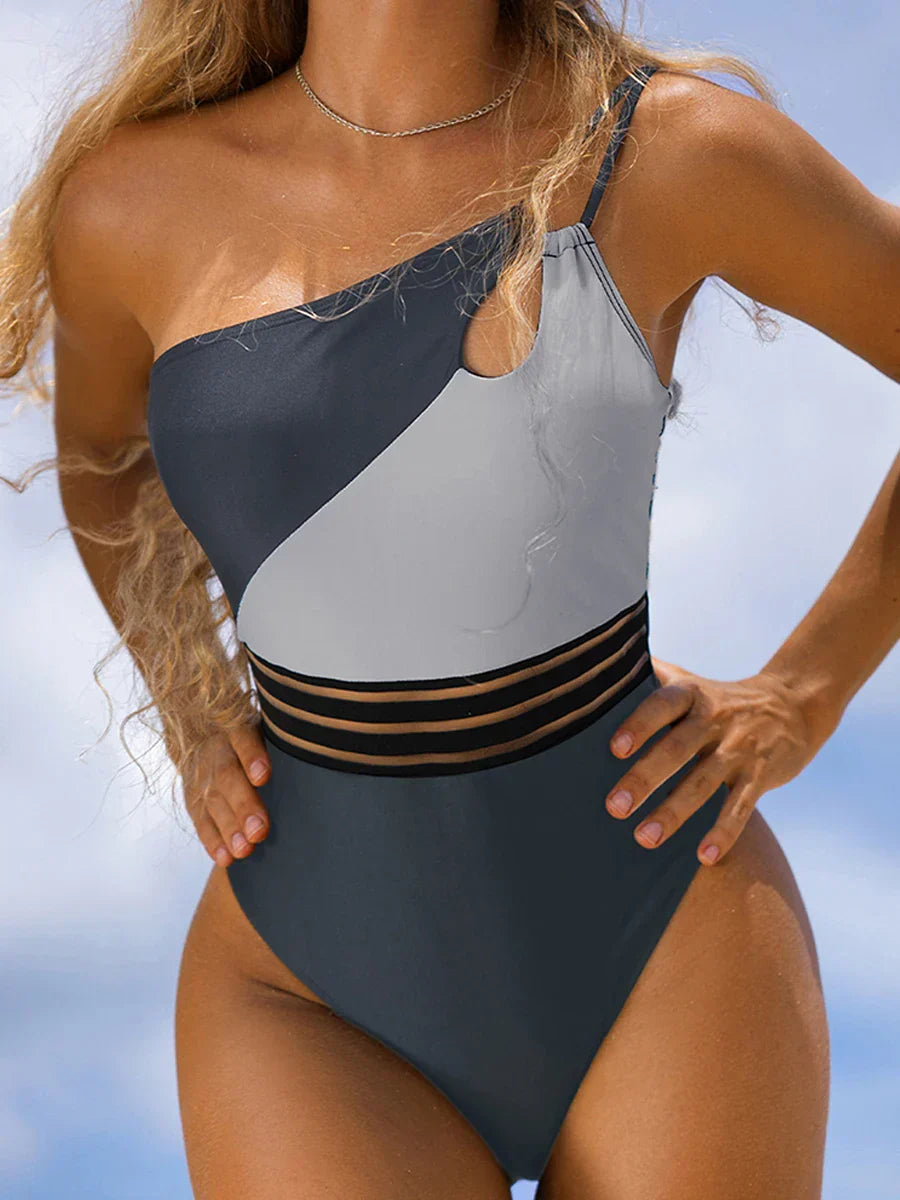 Stroje kąpielowe bikini dla kobiet panel tkaniny patchwork body