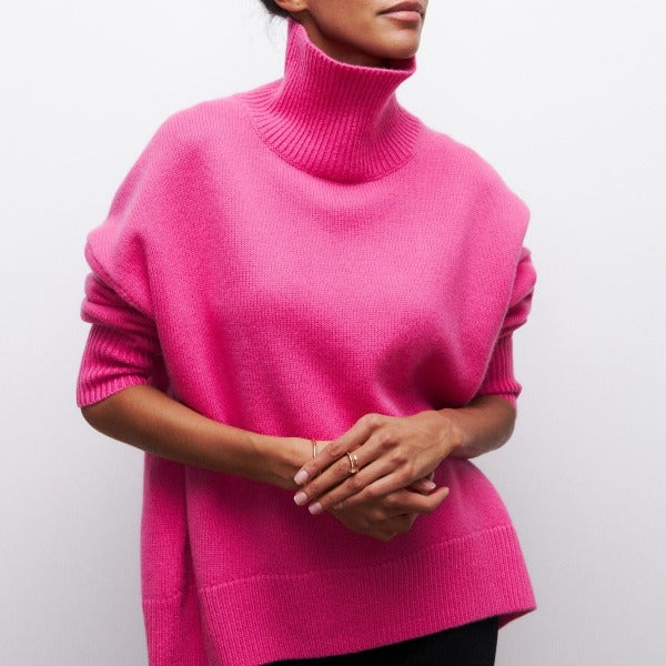 Sweter Sylvana z golfem