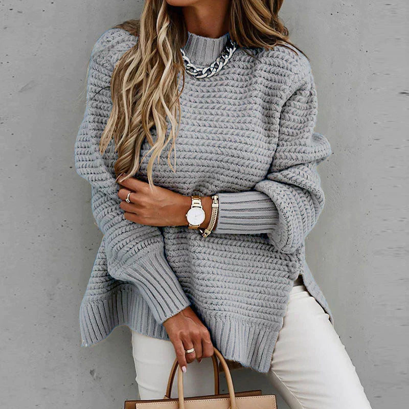 Sweter z dzianiny w stylu vintage - Sadie