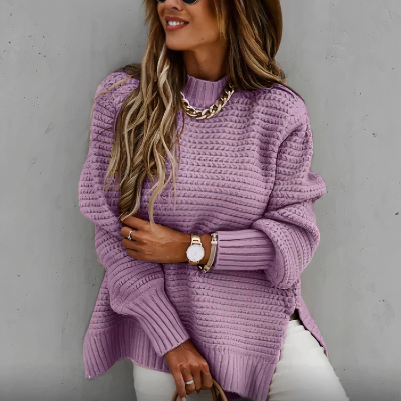 Sweter z dzianiny w stylu vintage - Sadie