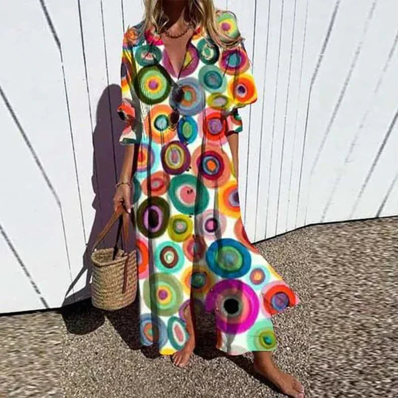 Elegancka sukienka w stylu boho