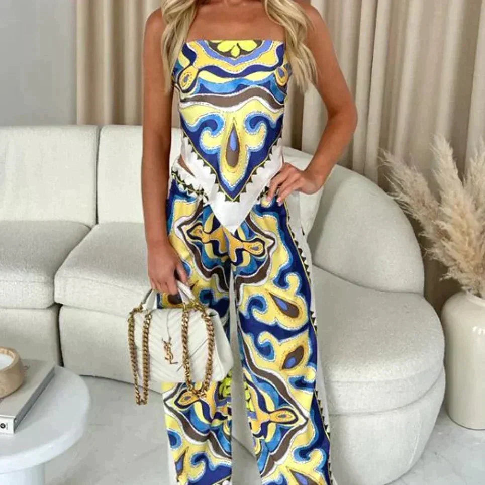 Dwuczęściowy top bandeau - Clarina