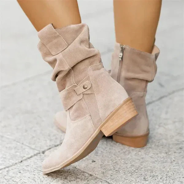 Sheyro - casualowe buty na niskim obcasie