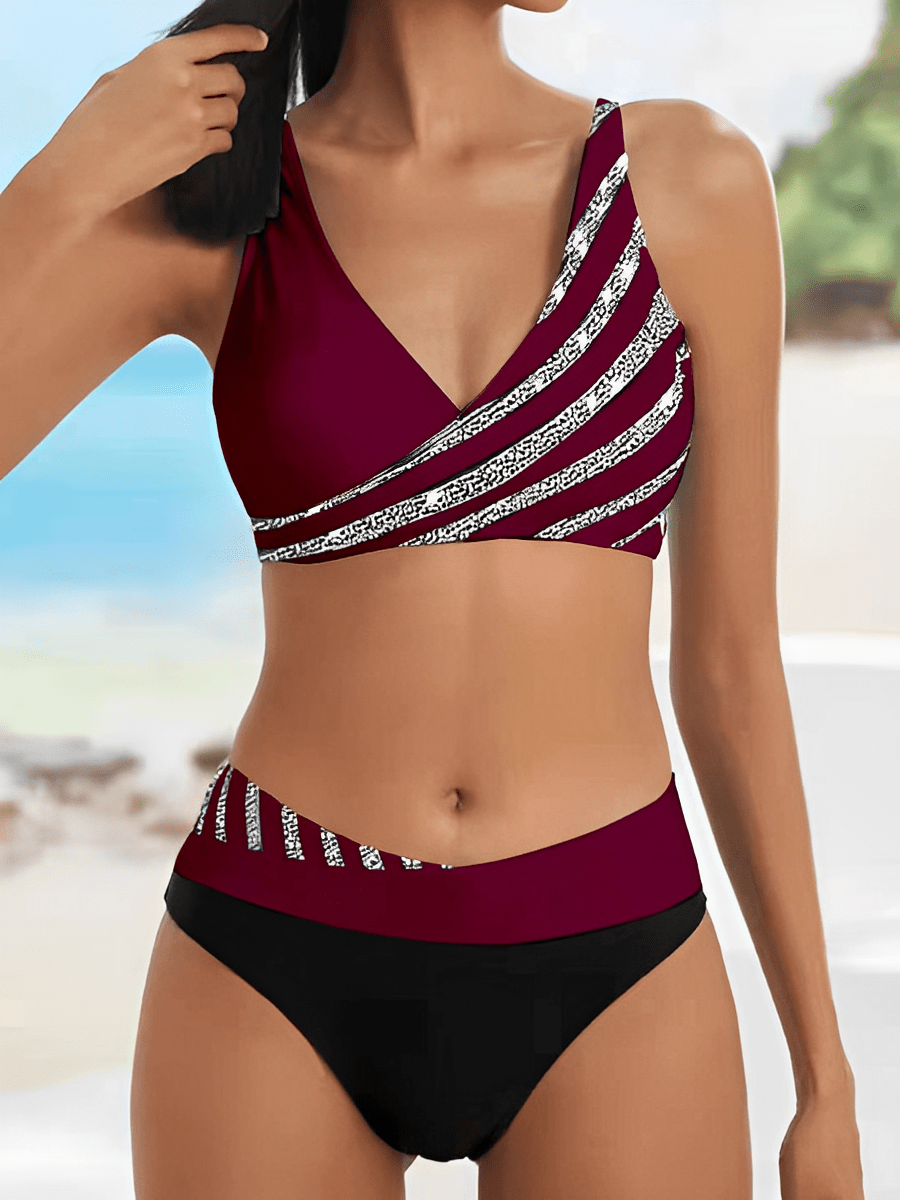 Ami - Luksusowe letnie bikini w paski