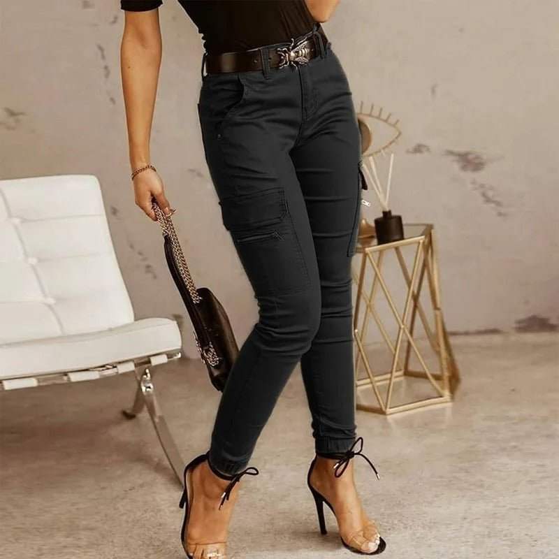 Spodnie cargo - Modne - Slim Fit - Wytrzymały materiał - Idealne na co dzień i na eleganckie okazje