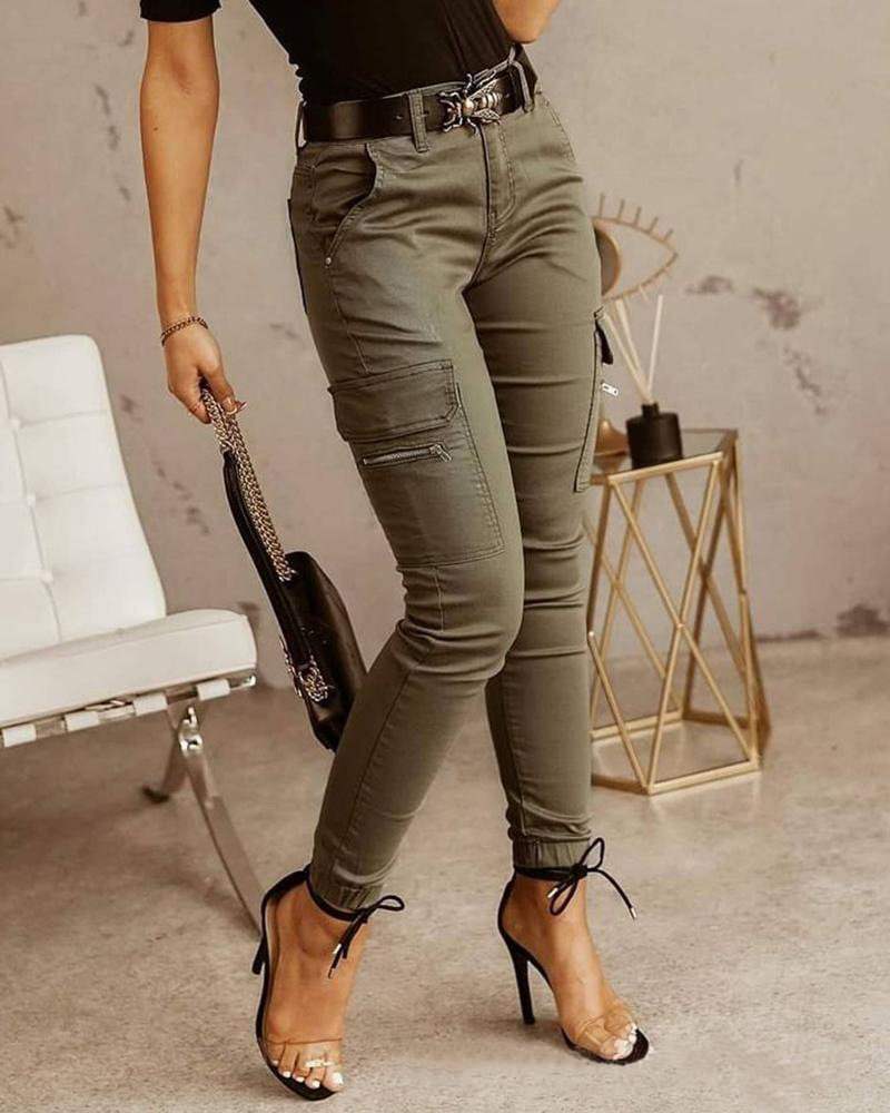 Spodnie cargo - Modne - Slim Fit - Wytrzymały materiał - Idealne na co dzień i na eleganckie okazje