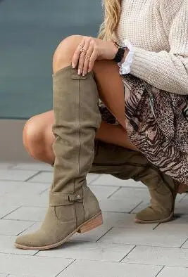 Modne, wspierające buty z zamkiem błyskawicznym i obcasem