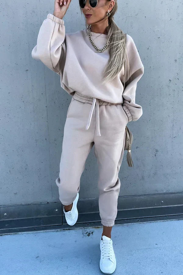 Heidi-Mode | Zestaw sweter i spodnie dresowe