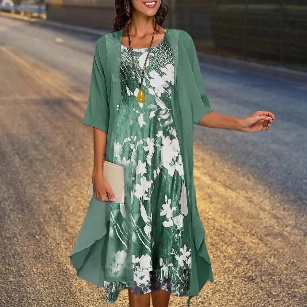 Vintage letnie sukienki w kwiatowy wzór i swobodną elegancję